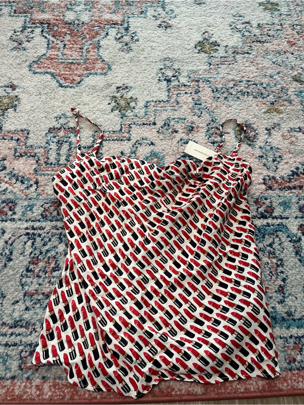 Anthropologie Lipstick Cami